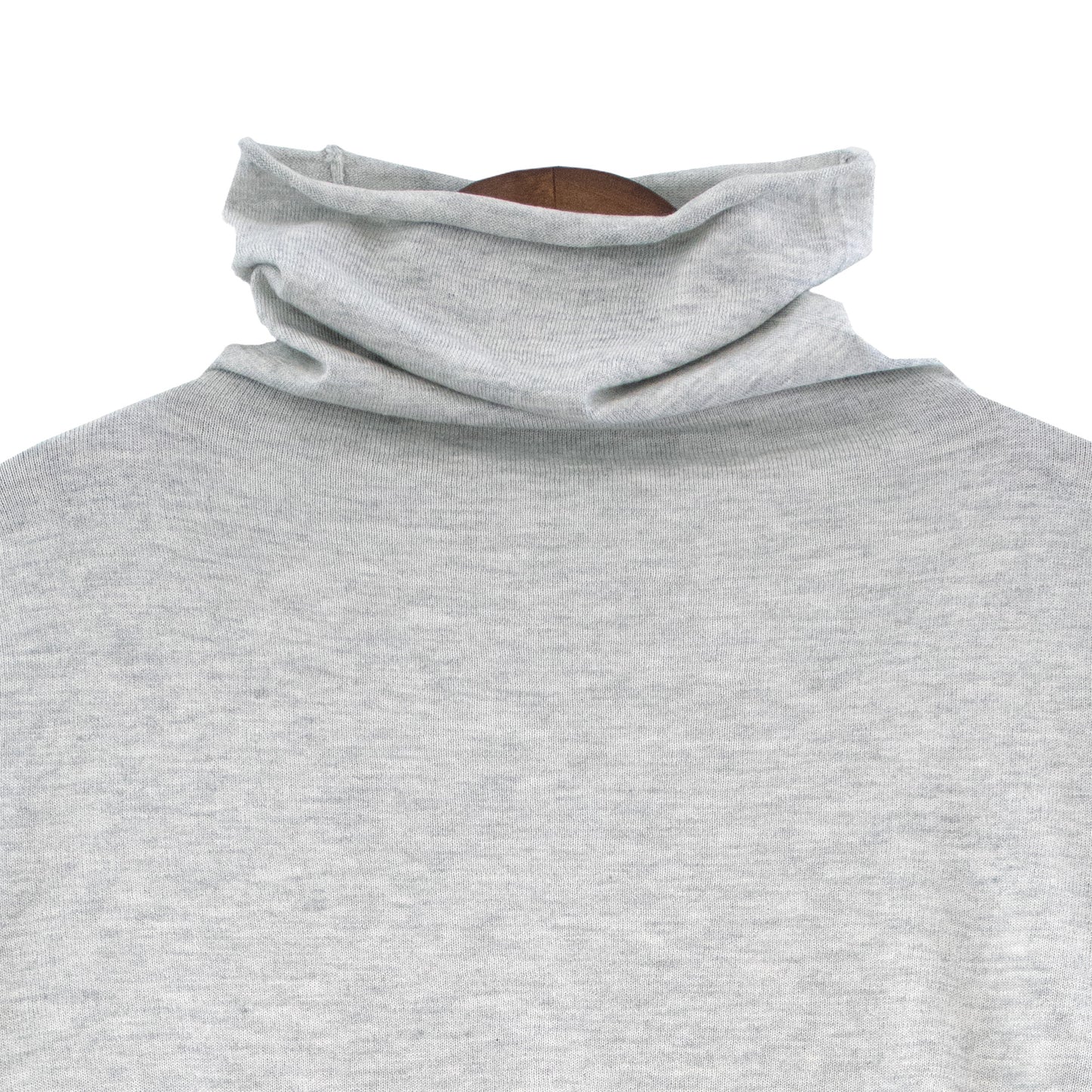 Archive item Silk cashmere round hem turtle pullover /CT23107