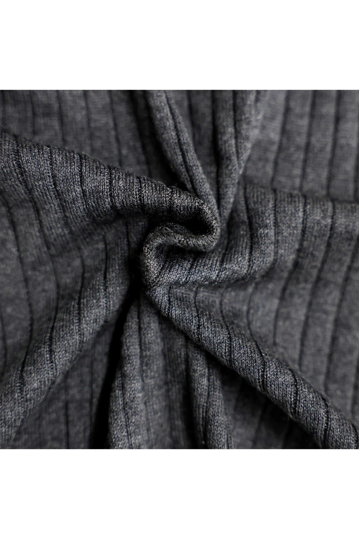 Re Stock Silk cashmere wide rib turtle pullover /5561