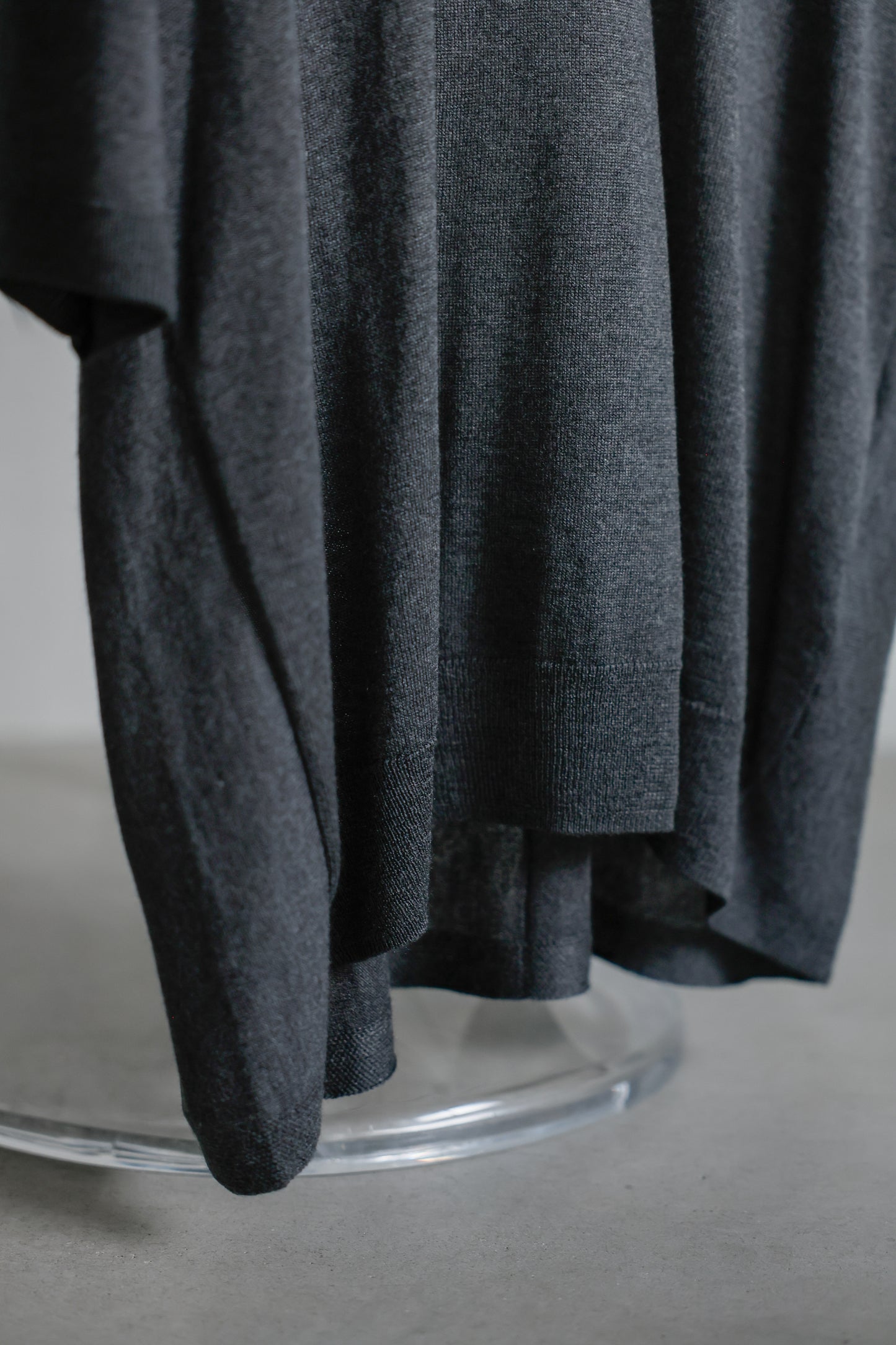 26capsule Silk cashmere half sleeve pullover /CT25331