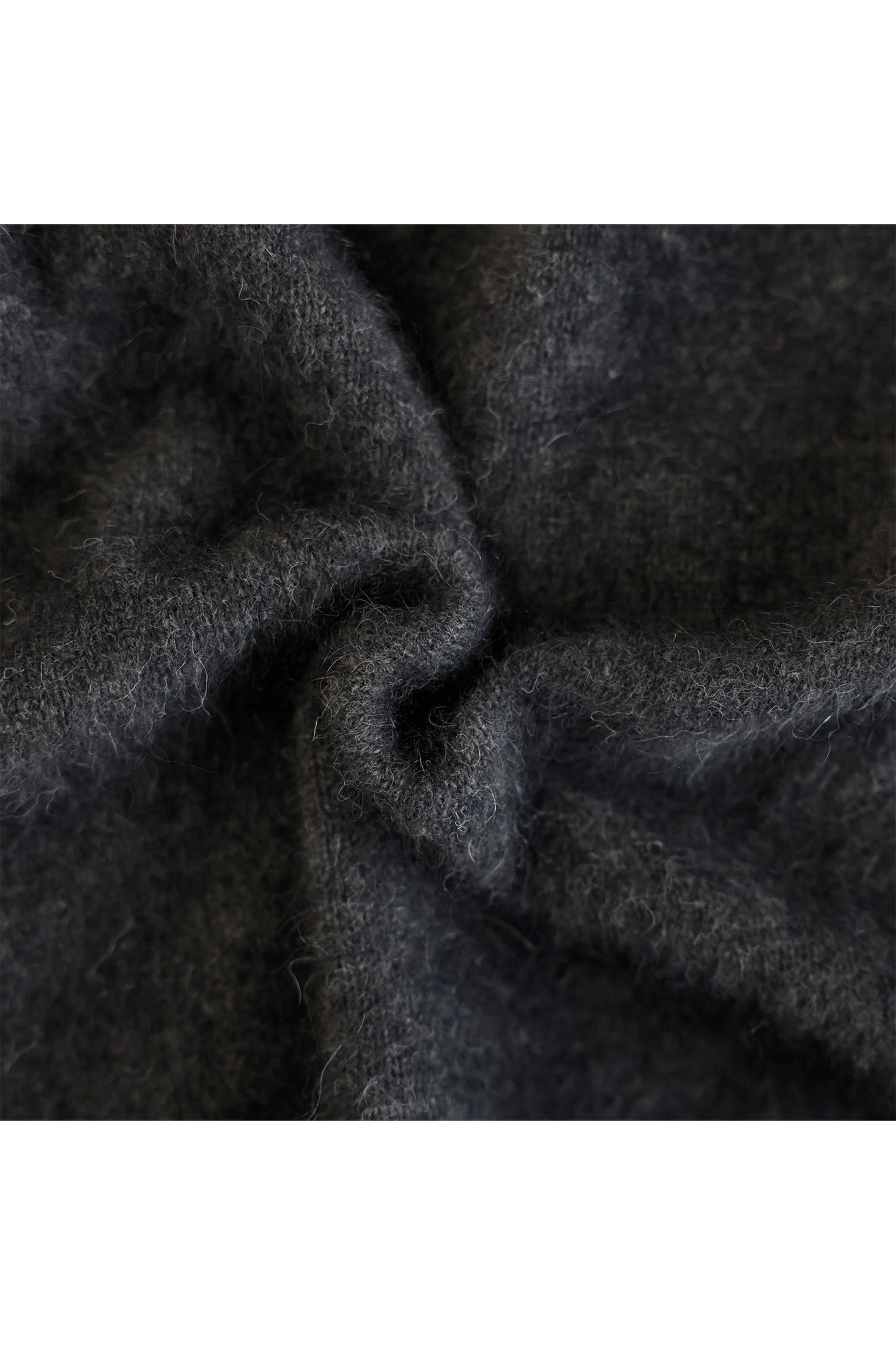 Robe col V en renard laveur /CT24325