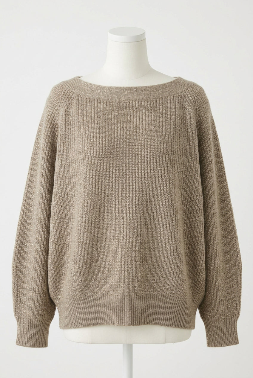 26AW Pull en alpaga royal à manches raglan /CT26315