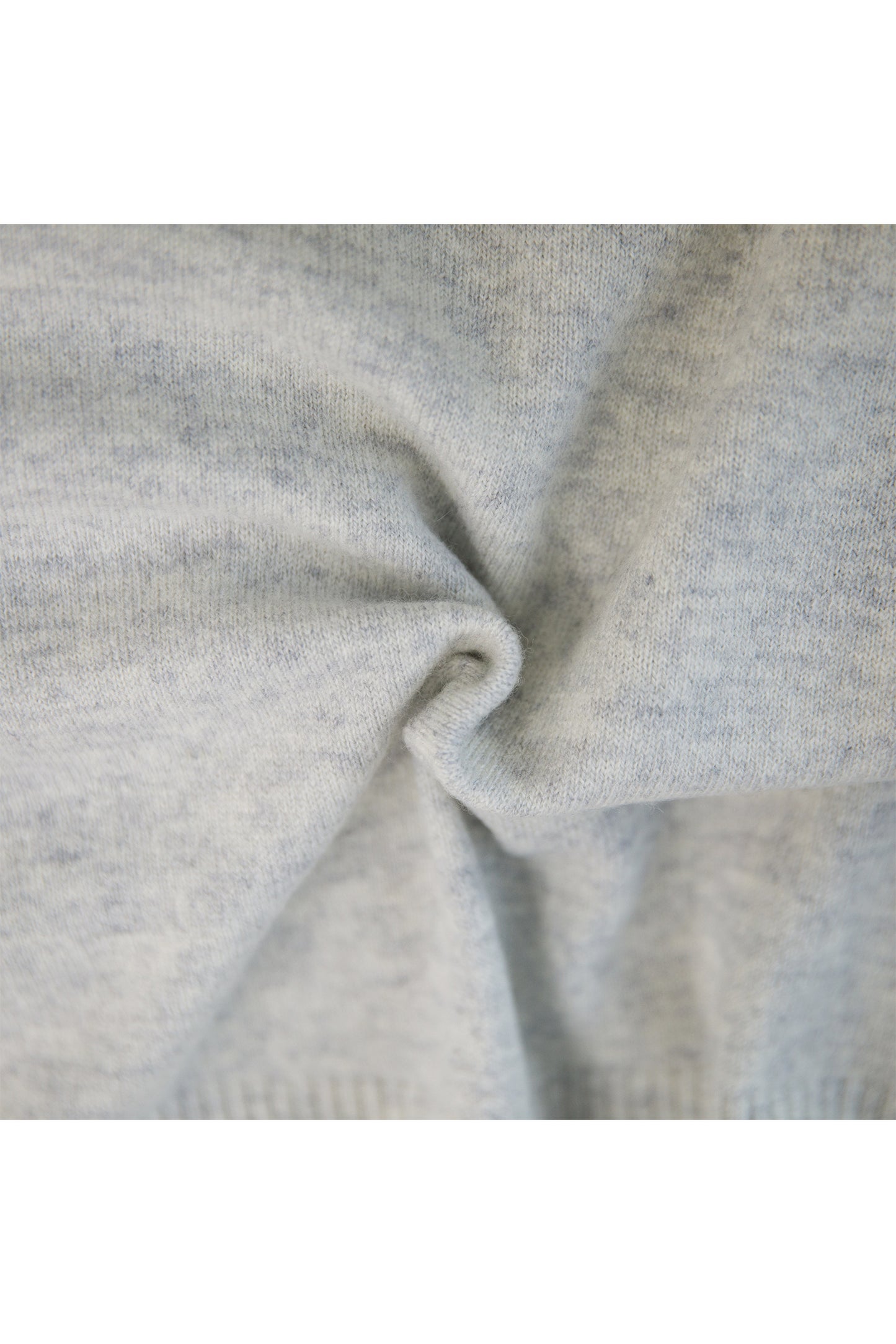 Robe col V en laine et cachemire /CT22325