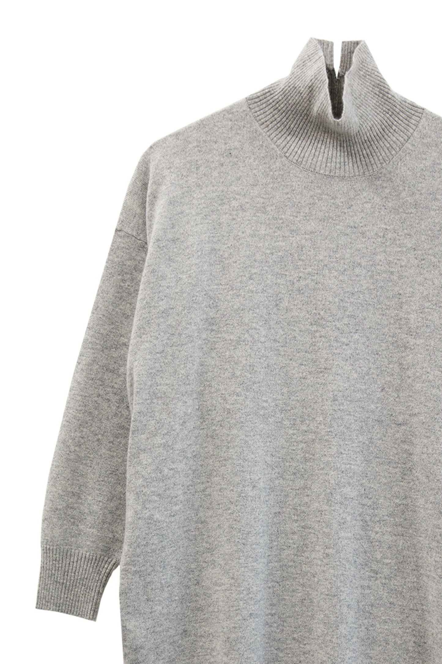 Cashmere back slit dress /CT22328