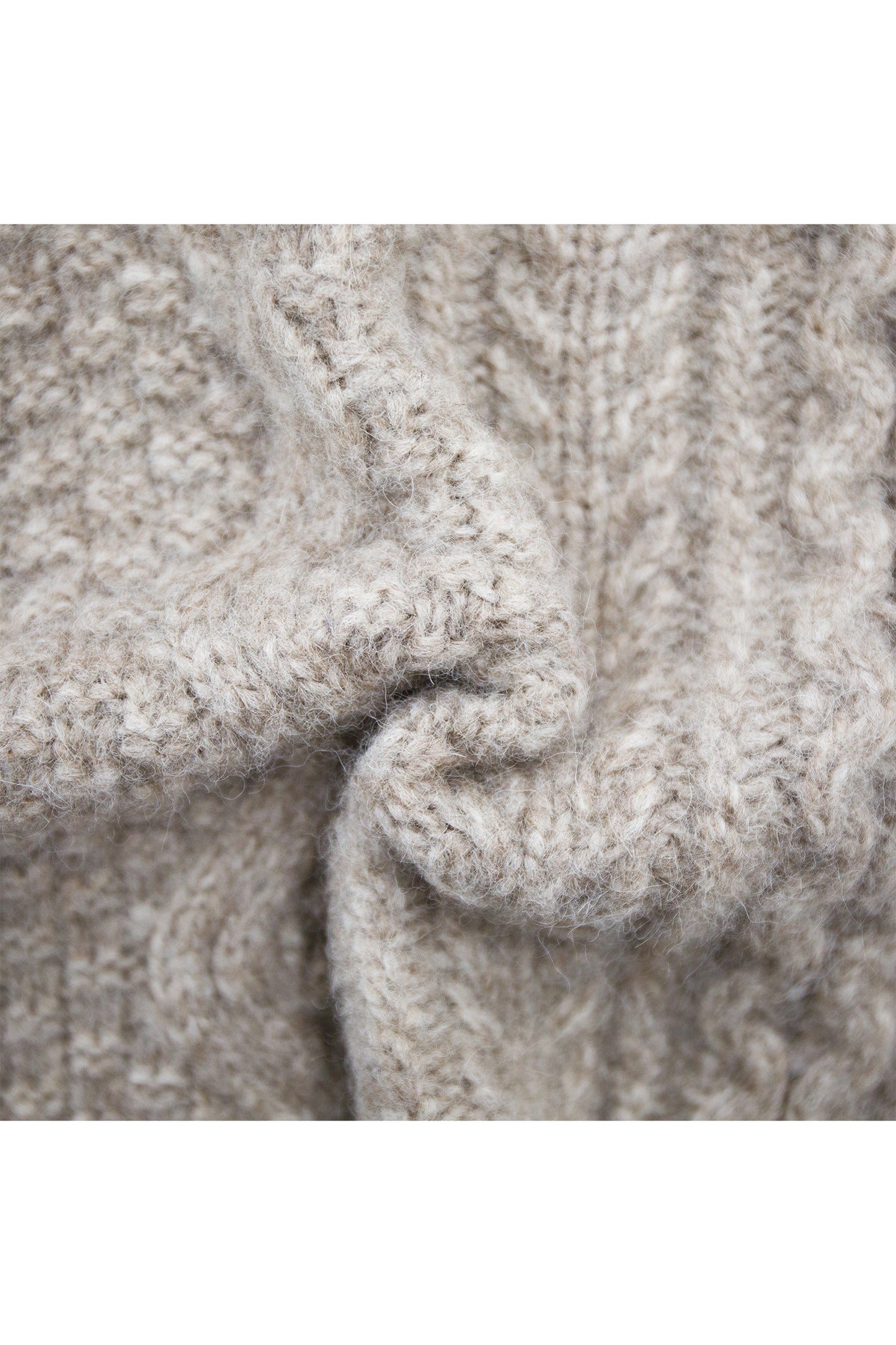 Pull fendu en laine d'alpaga /CT23327