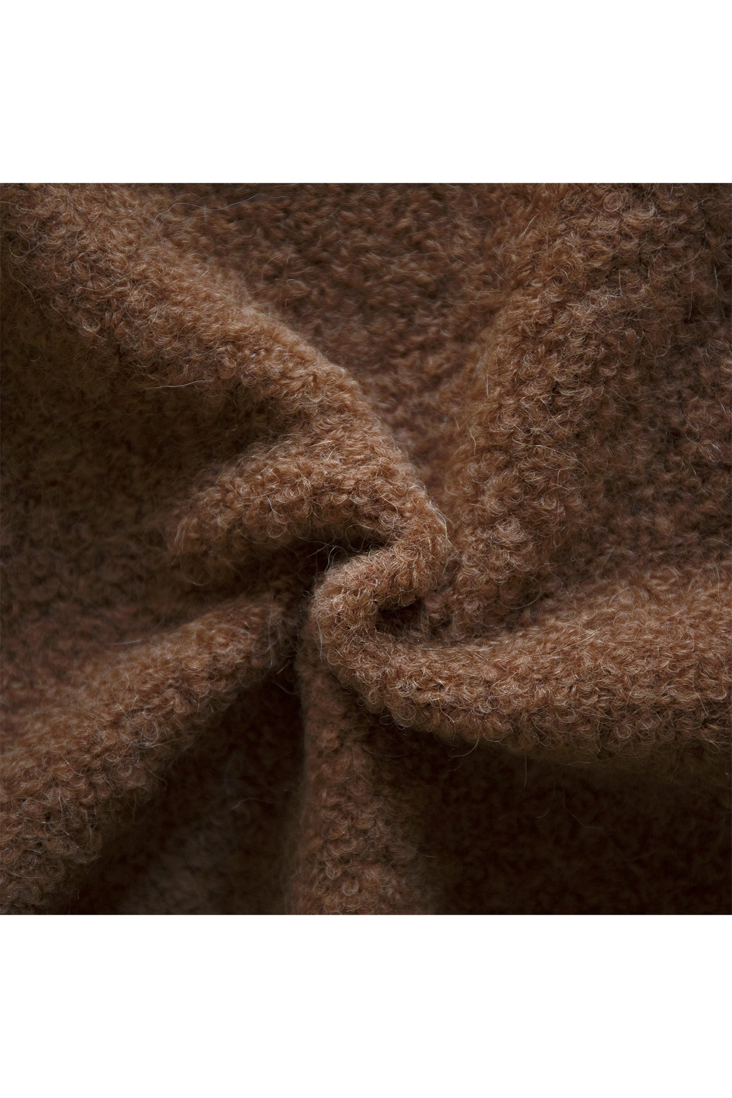 Pull à col roulé bouclé en alpaga /CT23329