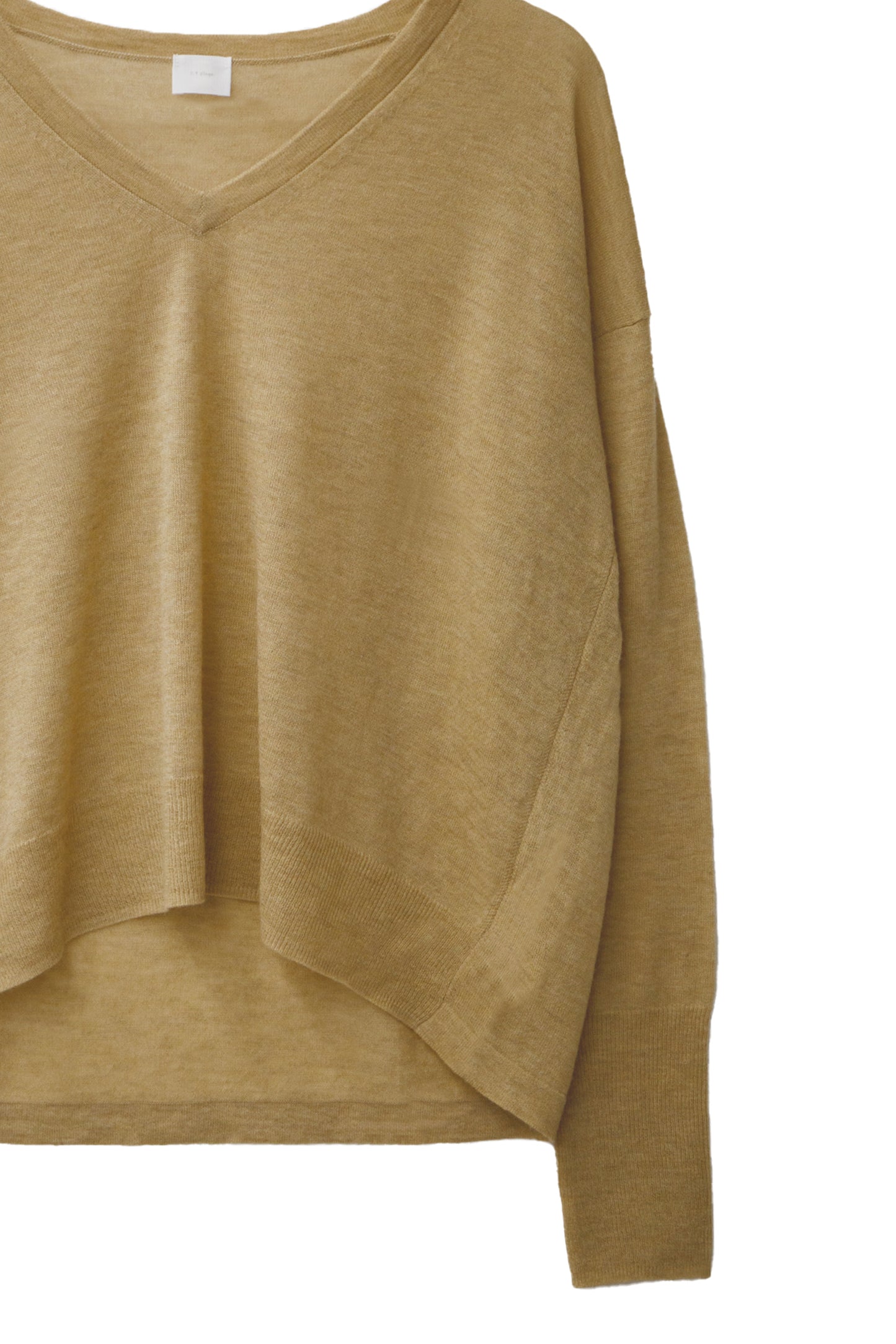 Re Stock Light cashmere v-neck pullover /CT24112