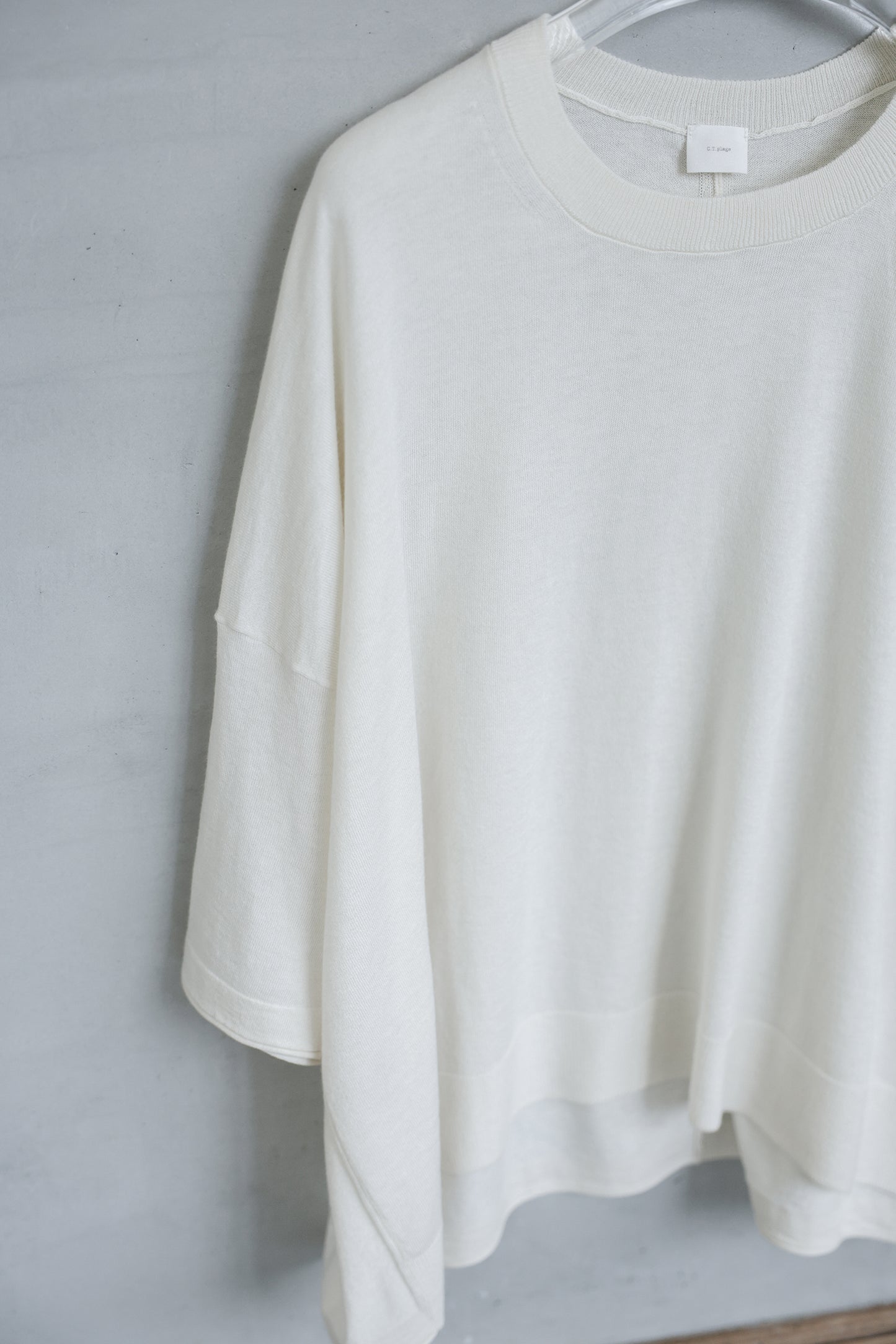 25SS Original cotton silk half sleeve pullover /CT25111