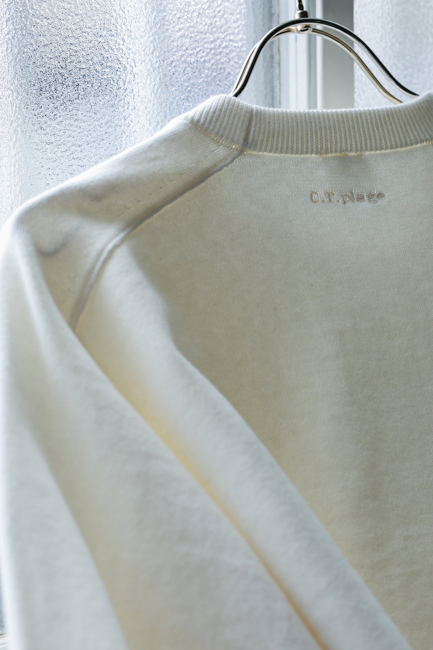 25SS Pull coupe trapese en coton et cachemire /CT25118