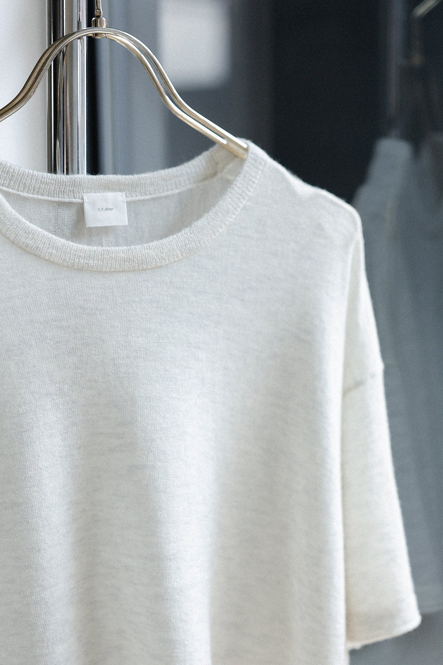 25AW Light cashmere half sleeve pullover /CT25302