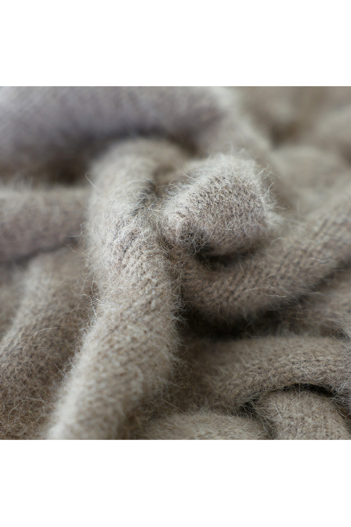 25AW raccoon fox cable vest /CT25319