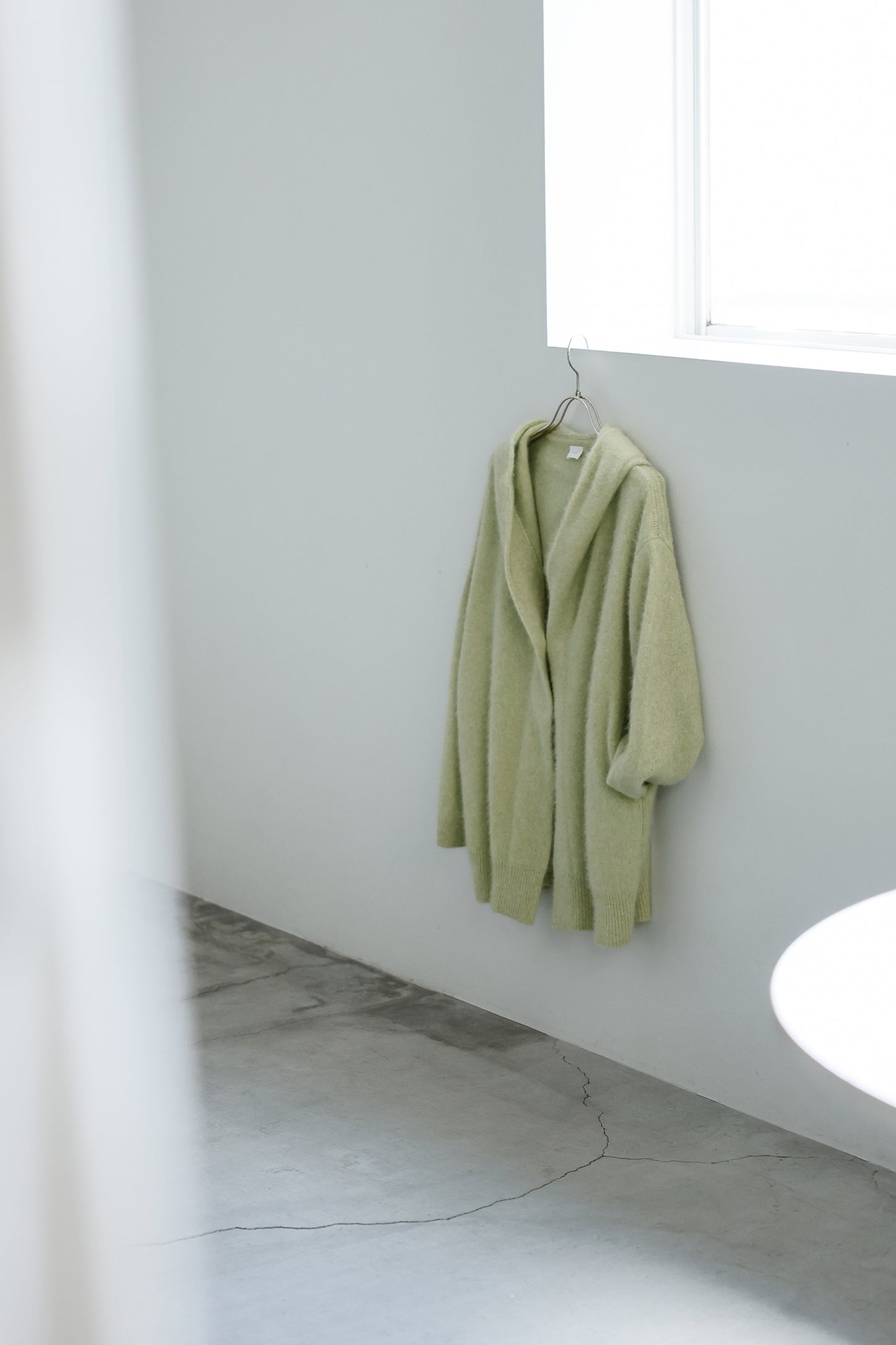 25AW Raccoon fox hooded cardigan /CT25328