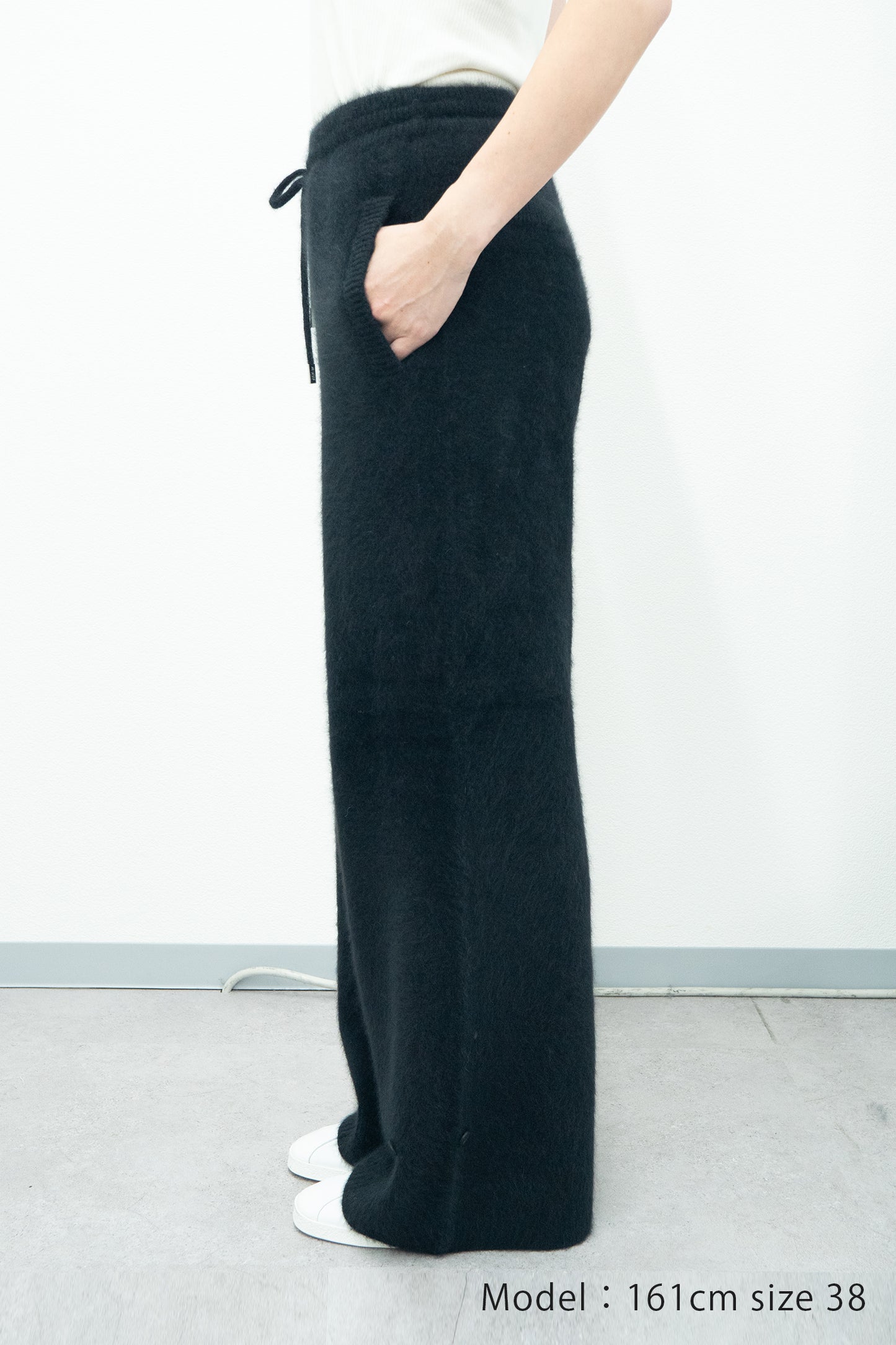 25AW Pantalon large en renard et raton laveur /CT25329