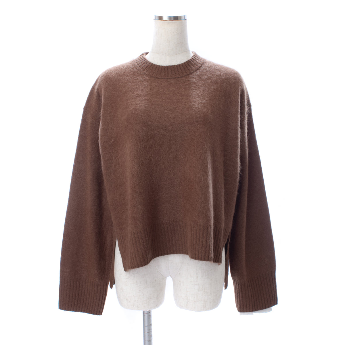 26AW Pull ras du cou en laine RWS grattée /CT26318
