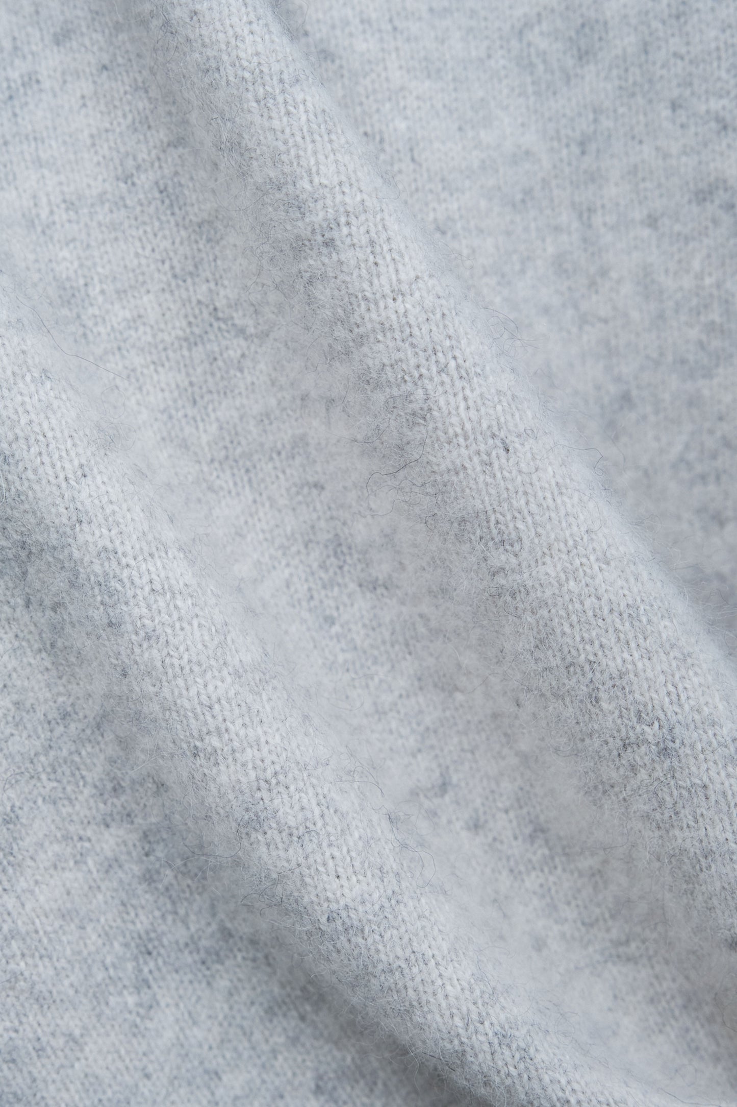 Archive item Gilet à fente dans le dos en laine de raton laveur L.GREY /CT23101