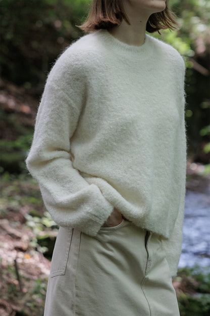 24AW Alpaca loop loose pullover  /CT24320