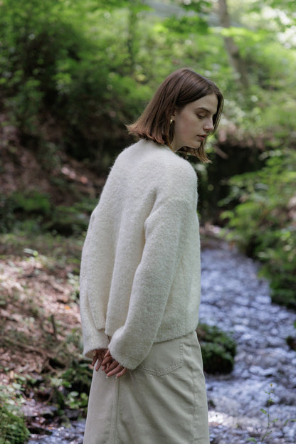 24AW Alpaca loop loose pullover  /CT24320