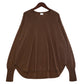 Silk cashmere round hem pullover/ CT23106