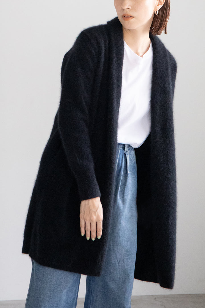 Raccoon long cardigan/ 5513G