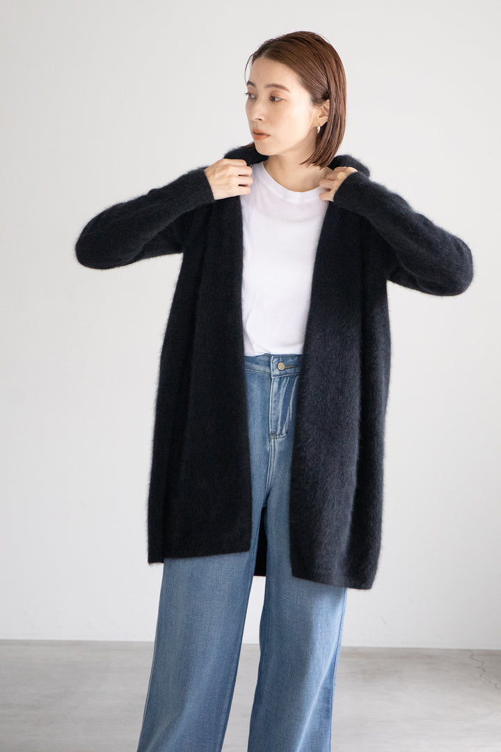 Raccoon long cardigan/ 5513G