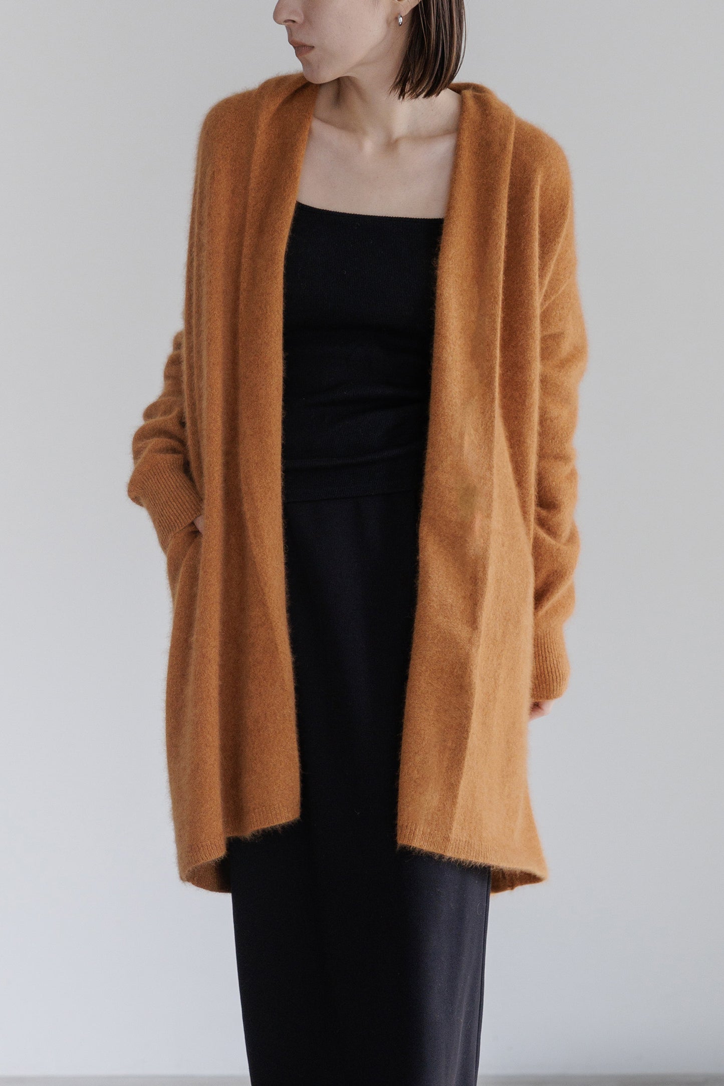 Raccoon long cardigan/ 5513G