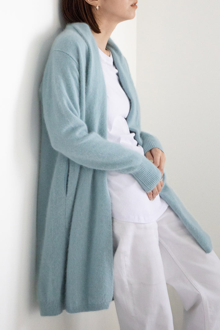 Raccoon long cardigan/ 5513G