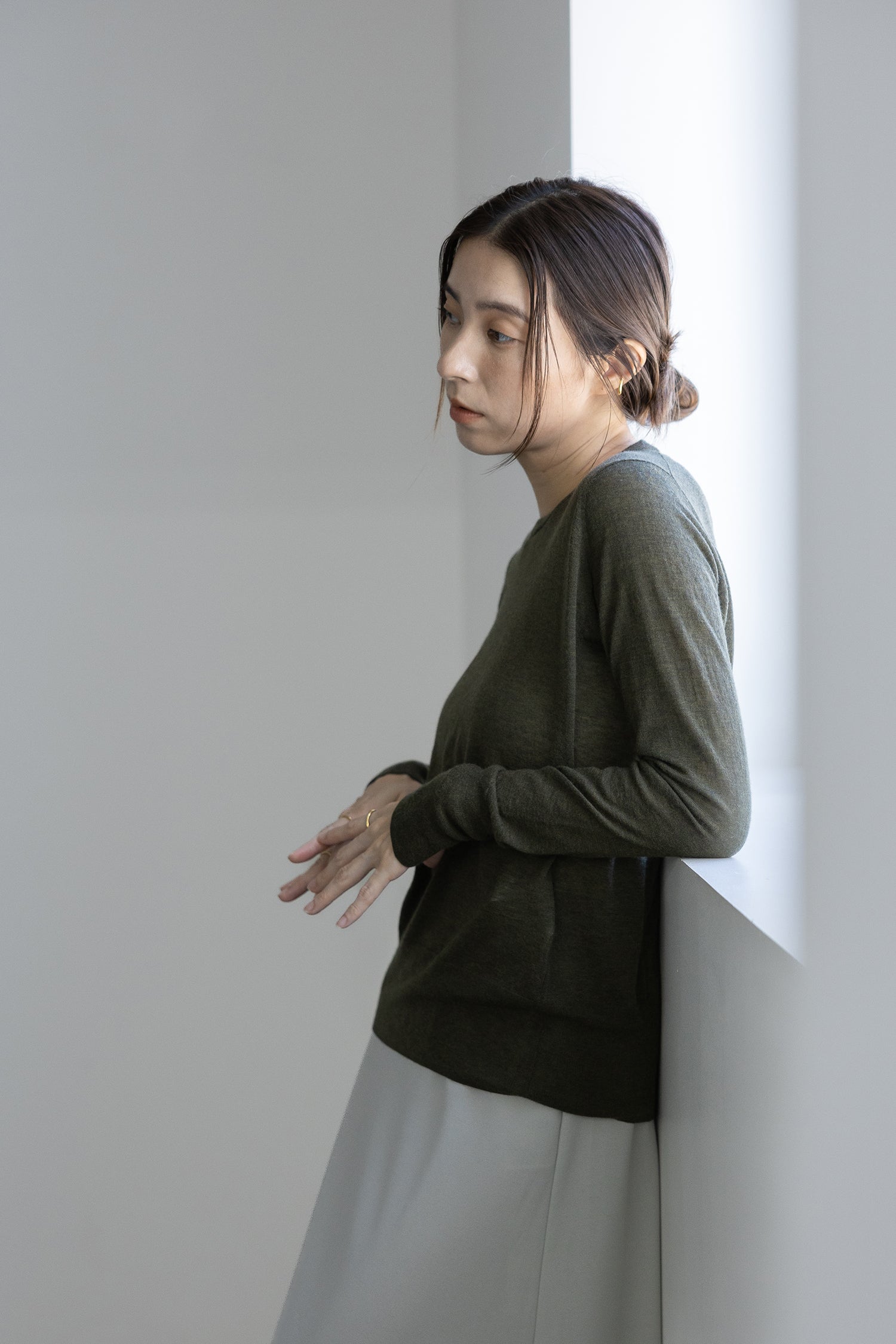 25AW Pull original en laine légère /5538