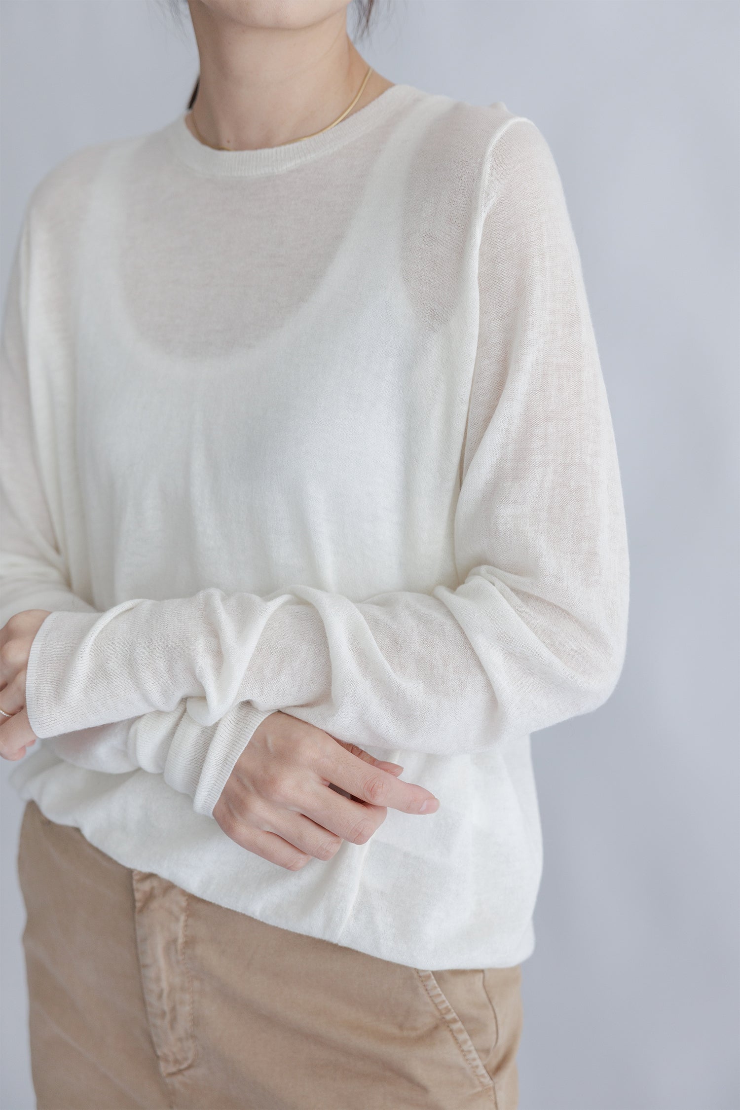 25AW Pull original en laine légère /5538