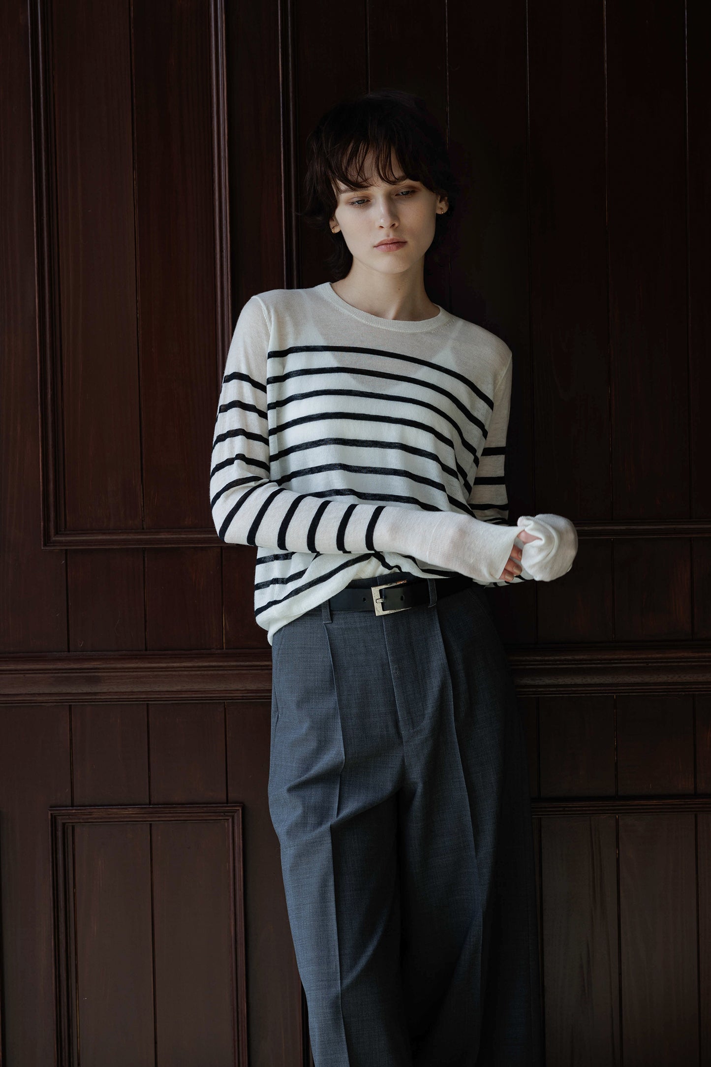 25AW Pull original en laine légère /5538