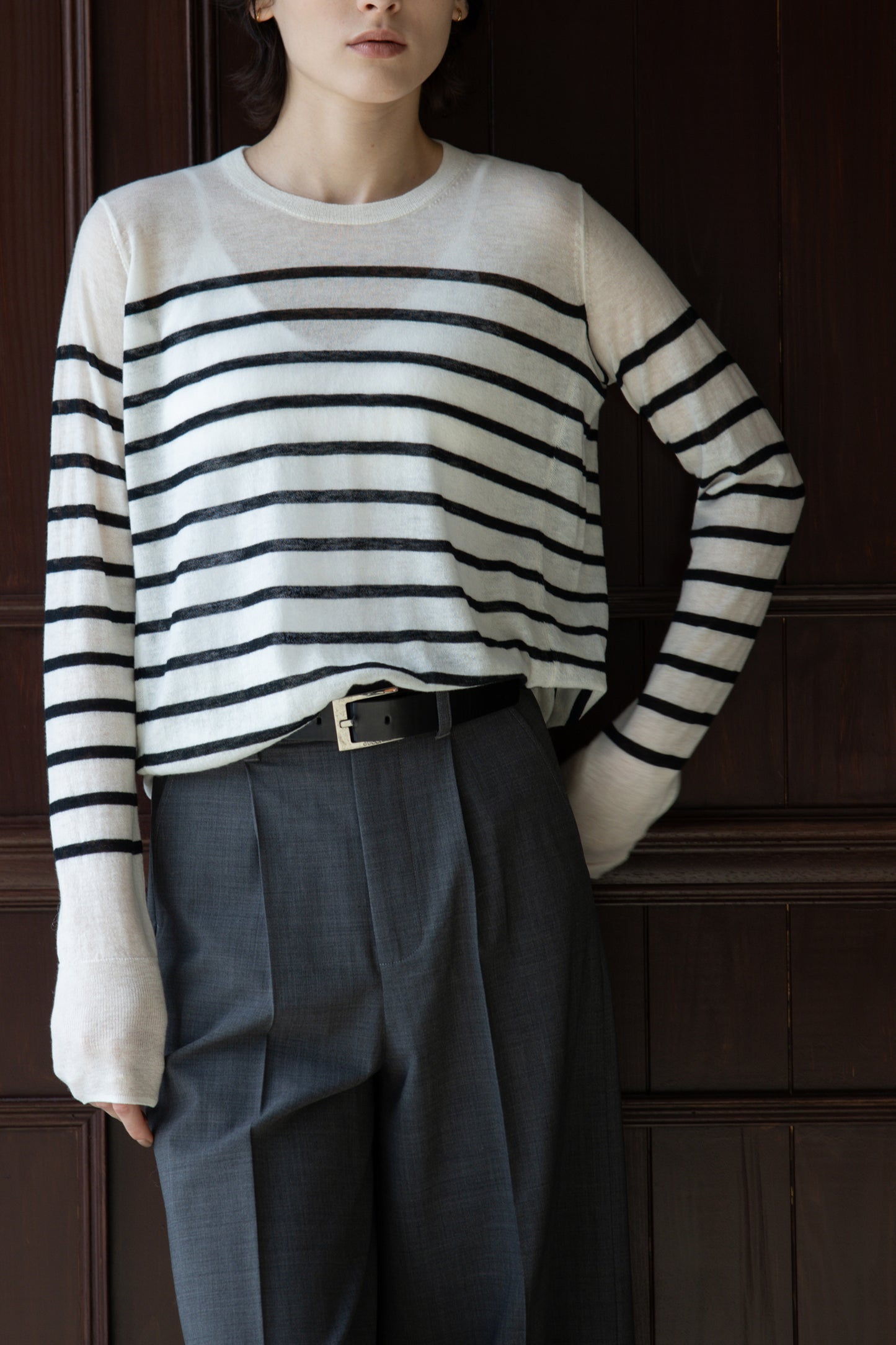 25AW Pull original en laine légère /5538