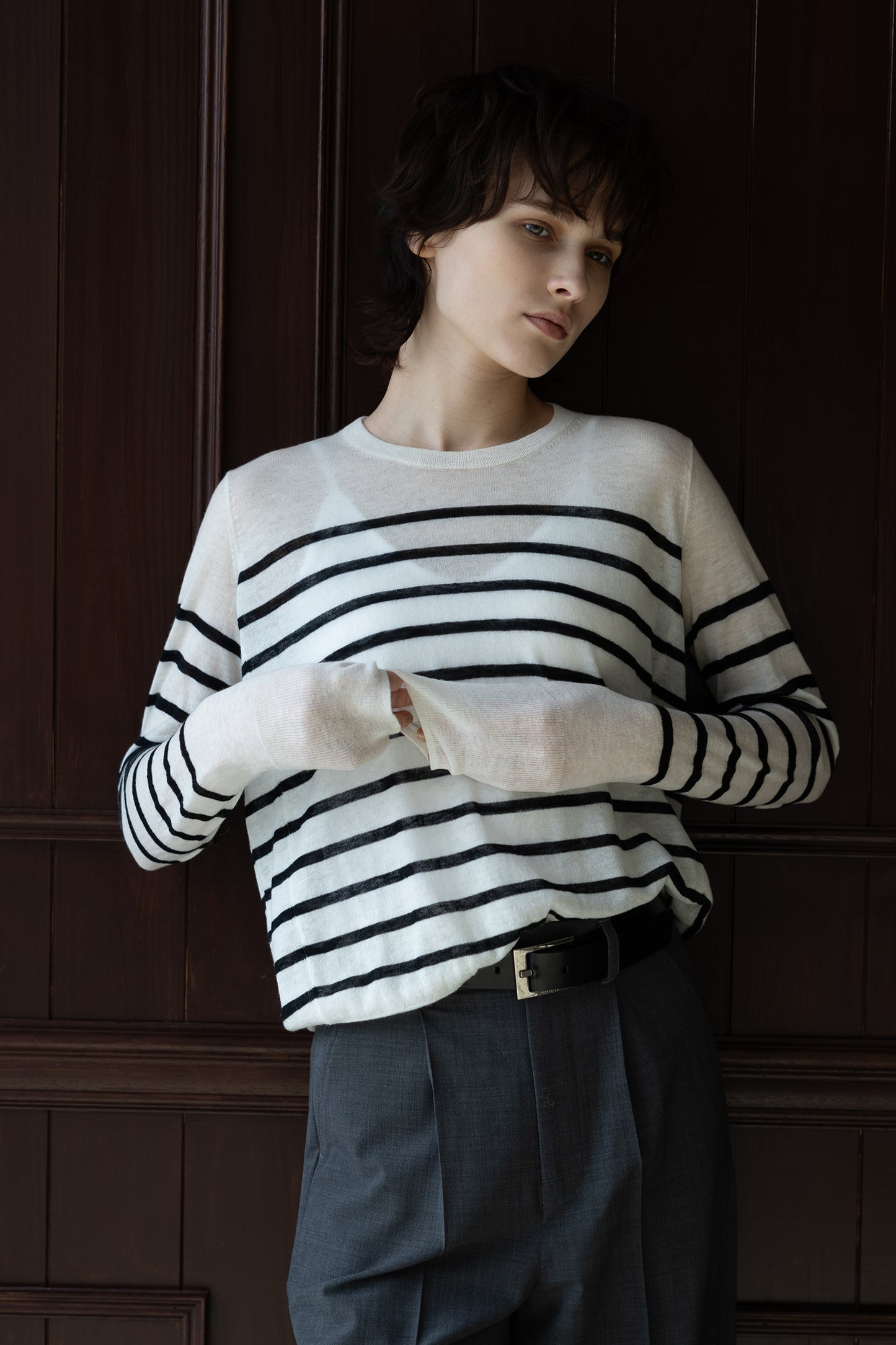 25AW Pull original en laine légère /5538