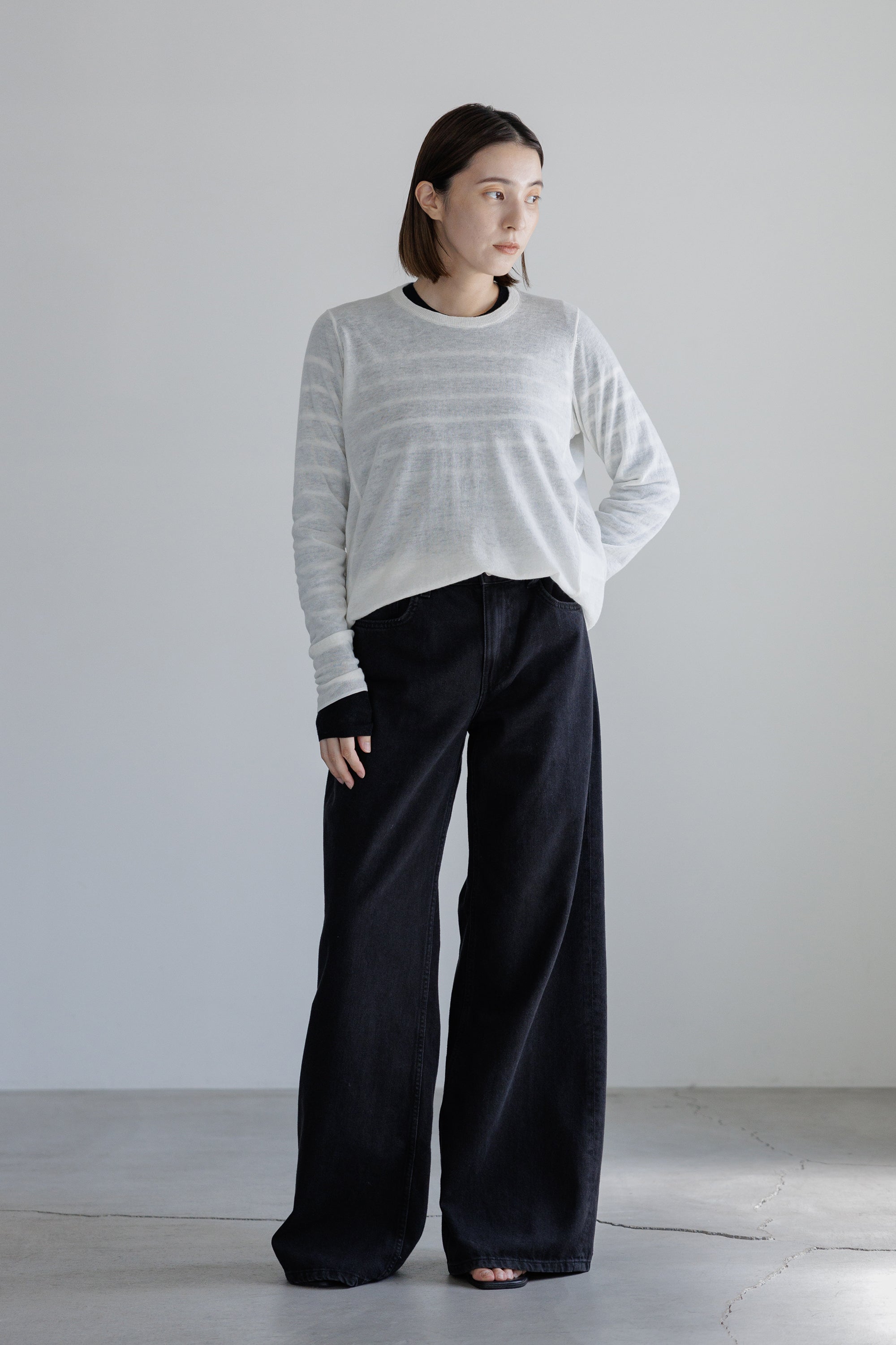 25AW Pull original en laine légère /5538