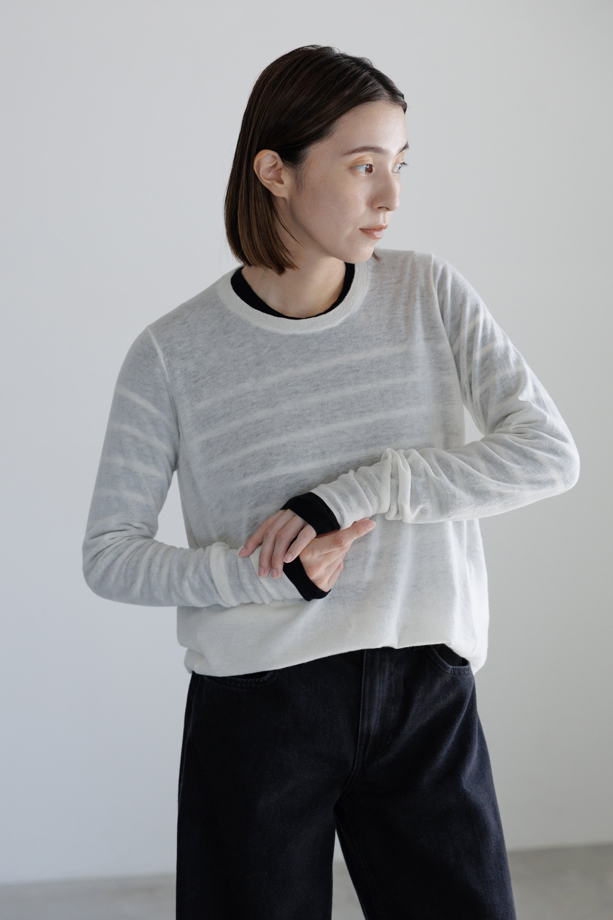 25AW Pull original en laine légère /5538