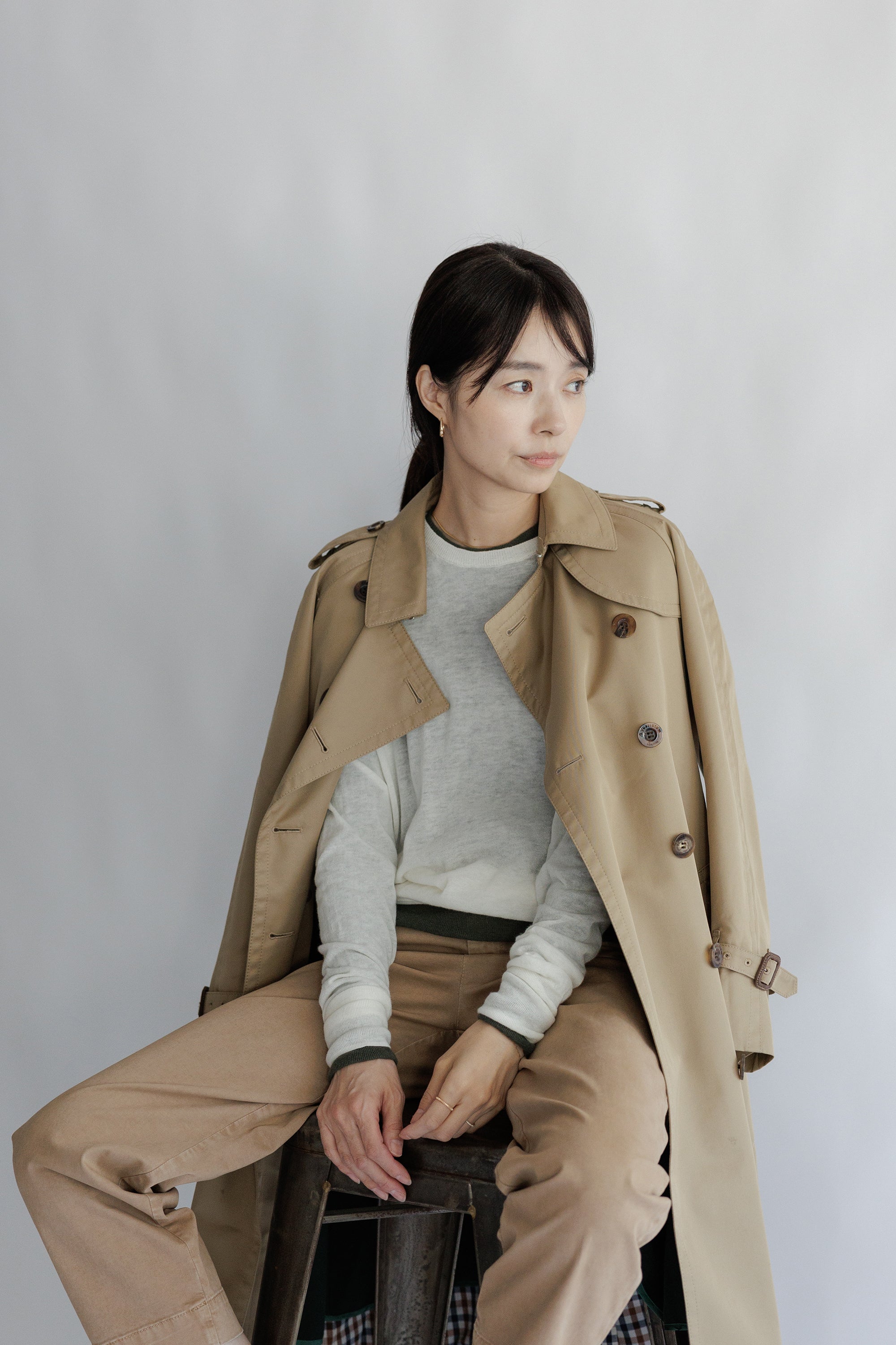 25AW Pull original en laine légère /5538