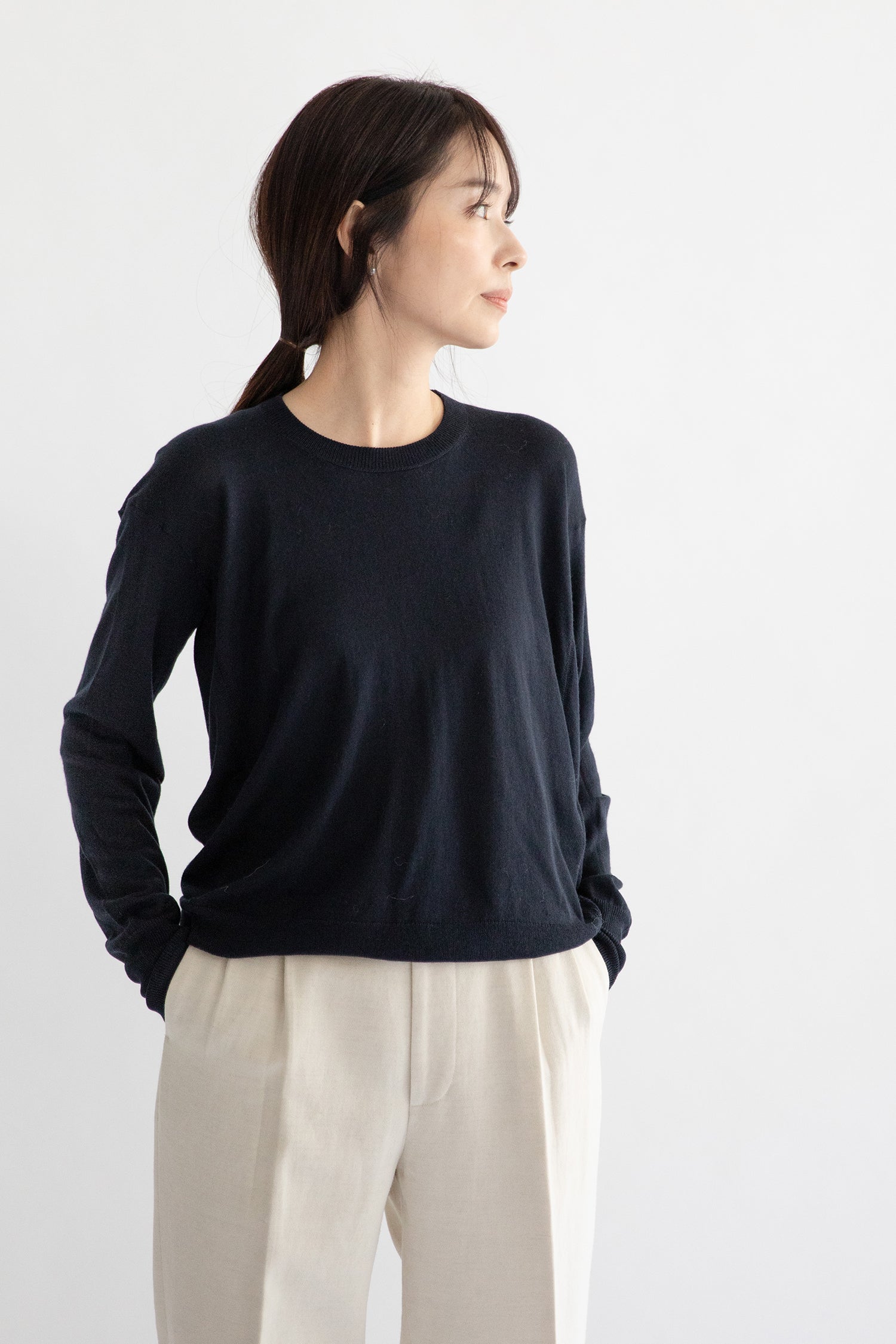 25AW Pull original en laine légère /5538