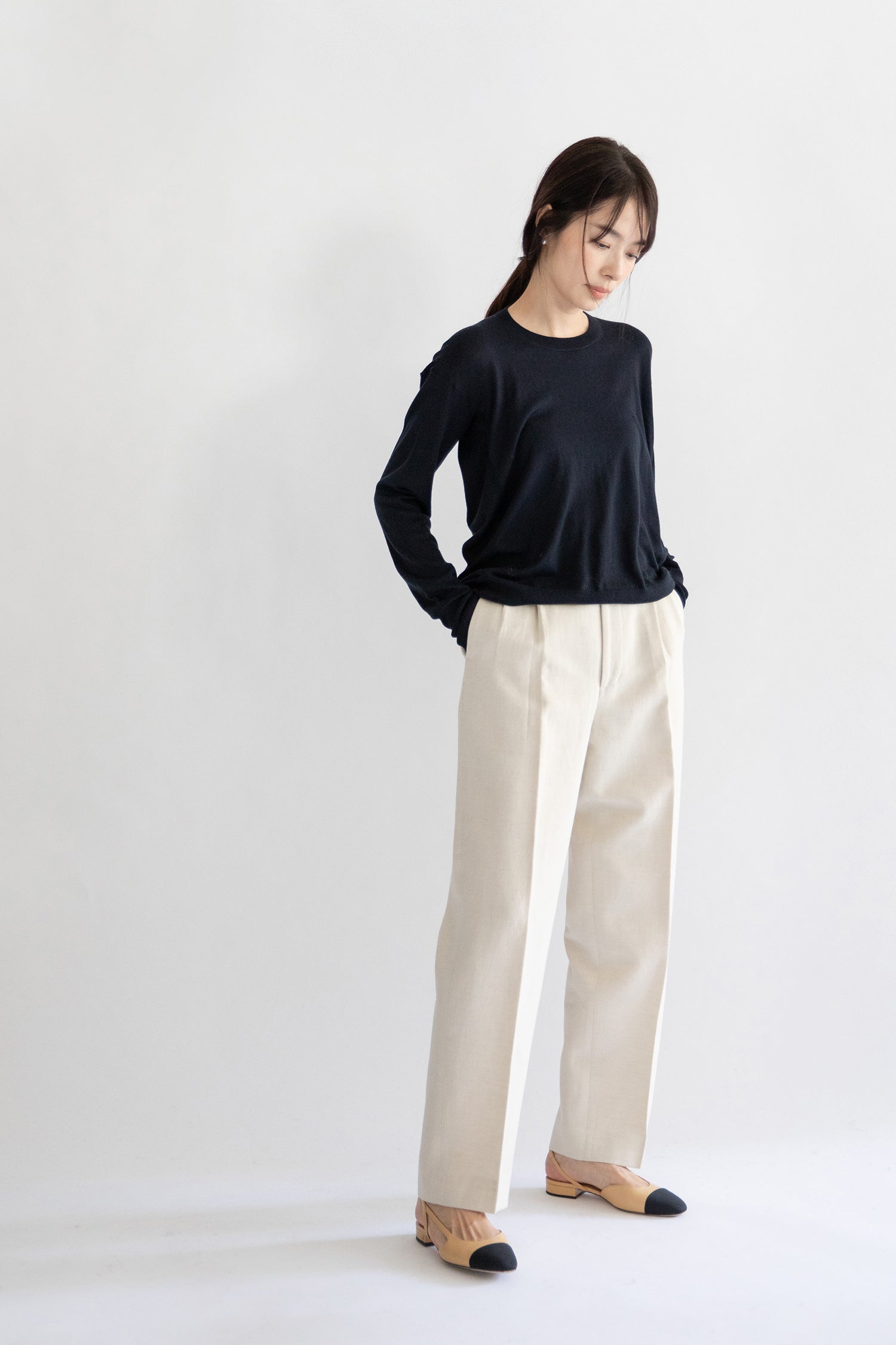 25AW Pull original en laine légère /5538