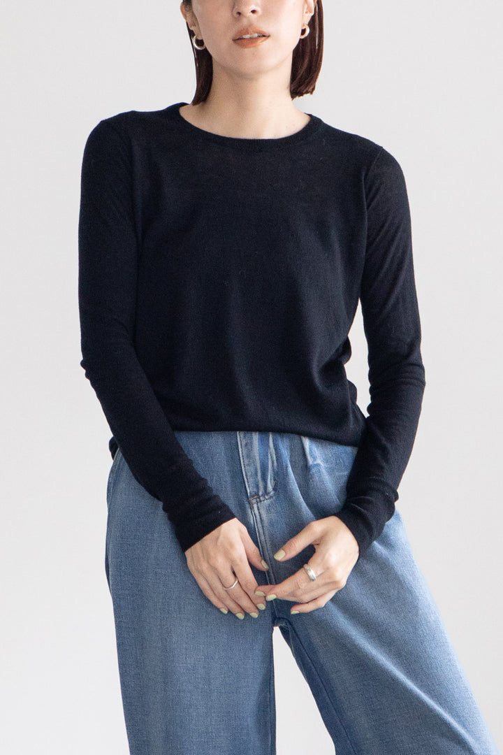 24AW Pull original en laine légère /5538