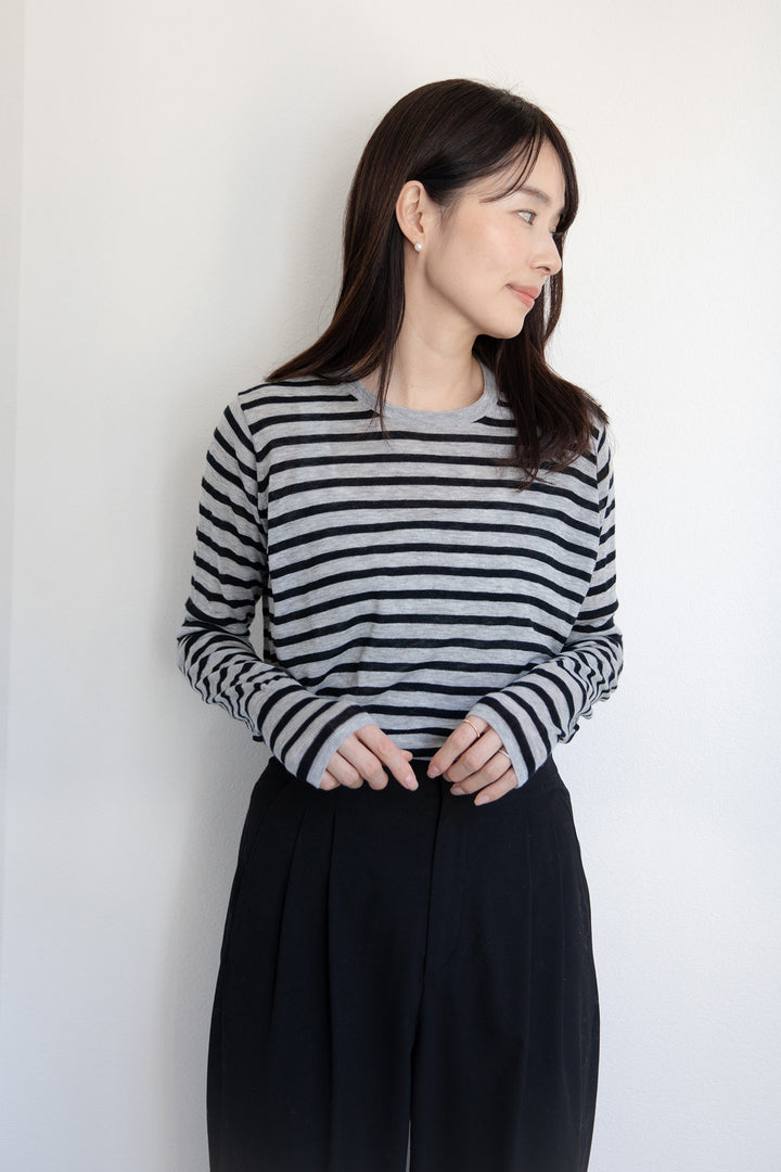 24AW Pull original en laine légère /5538