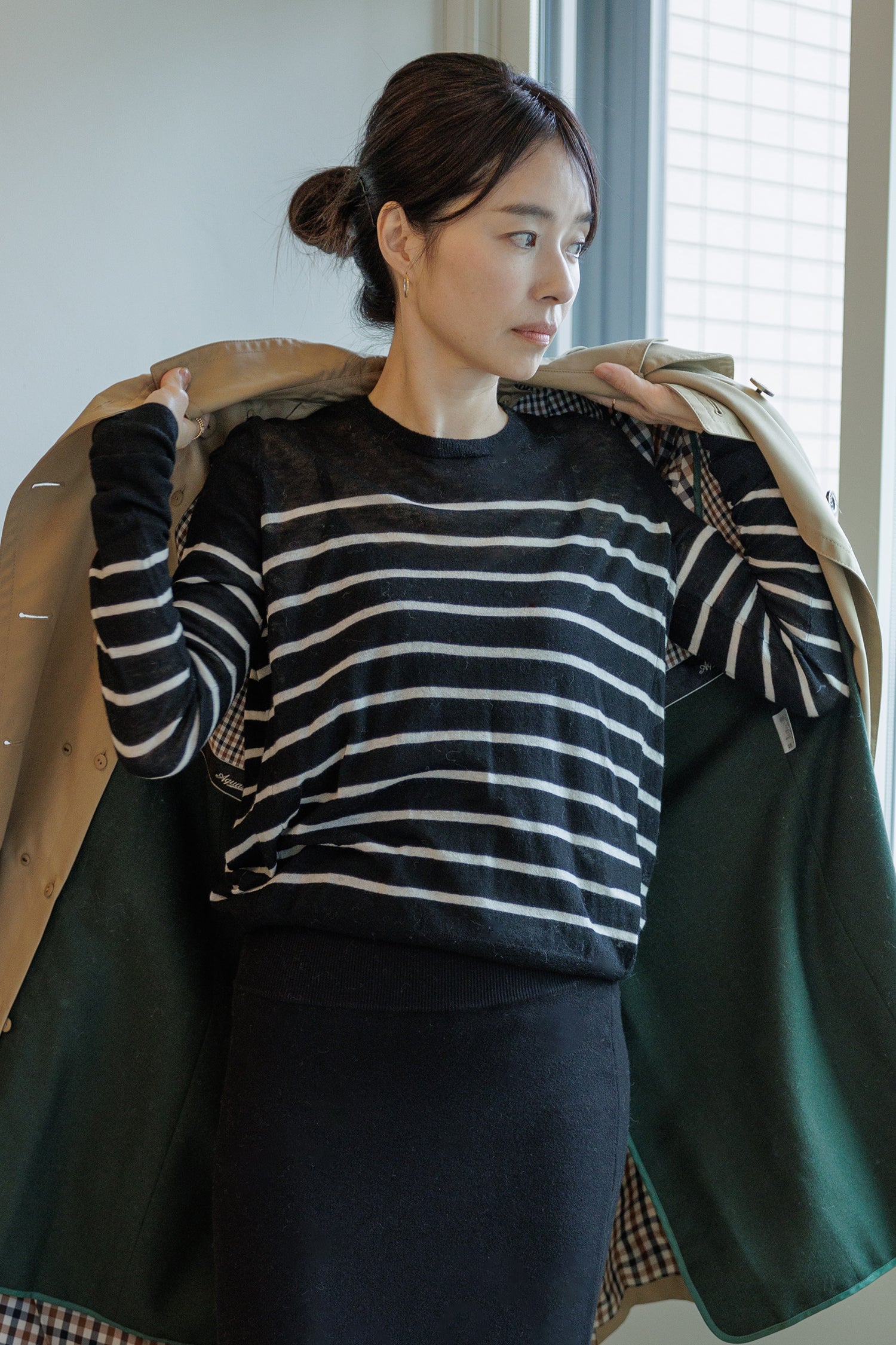 25AW Pull original en laine légère /5538