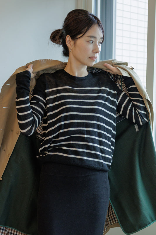 25AW Pull original en laine légère /5538