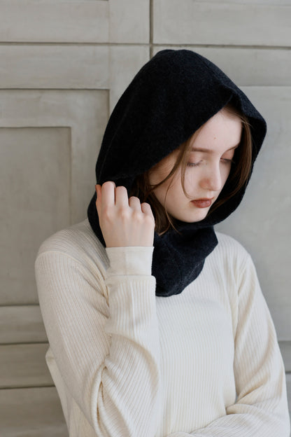 Pre-order/ 26capsule Cashmere hood neck warmer /5542