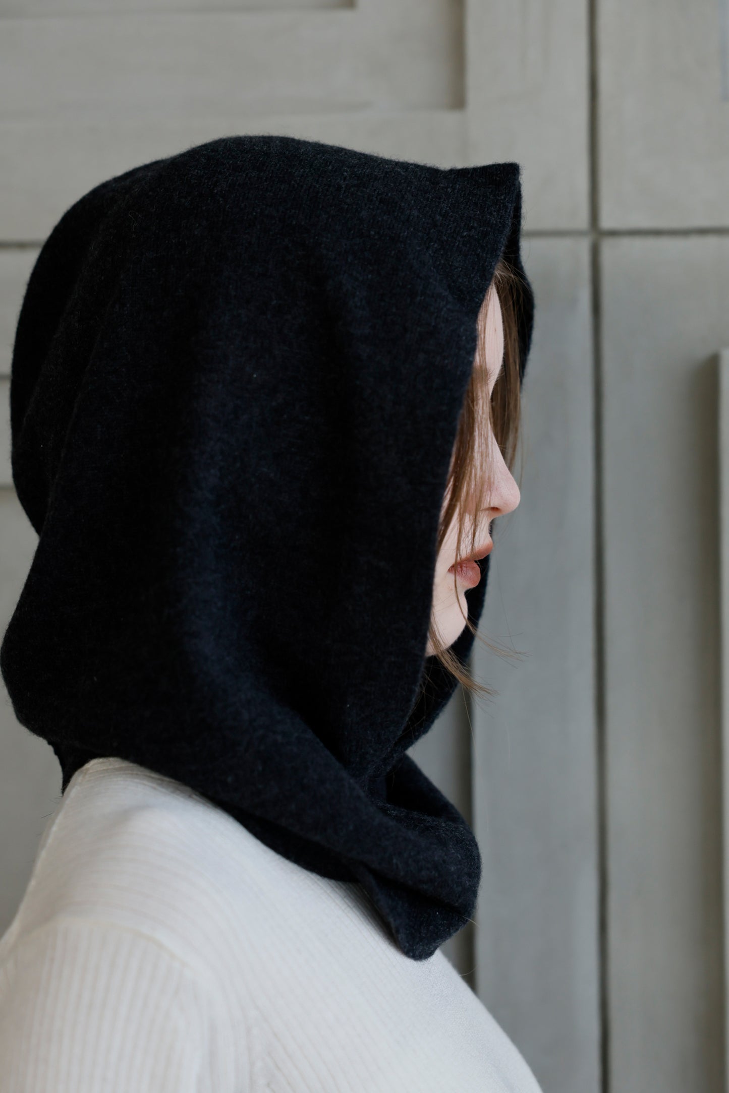 Pre-order/ 26capsule Cashmere hood neck warmer /5542