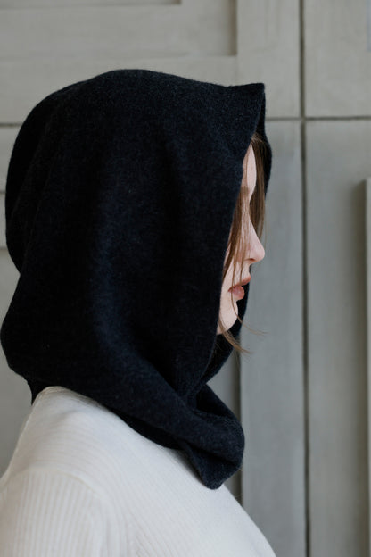 Pre-order/ 26capsule Cashmere hood neck warmer /5542