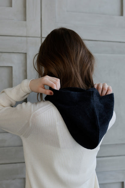 Pre-order/ 26capsule Cashmere hood neck warmer /5542