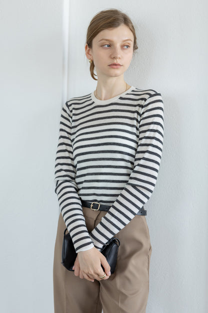Archive item Original light wool rib pullover /5552