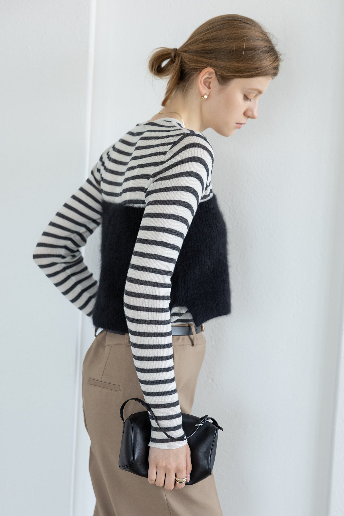 Archive item Original light wool rib pullover /5552