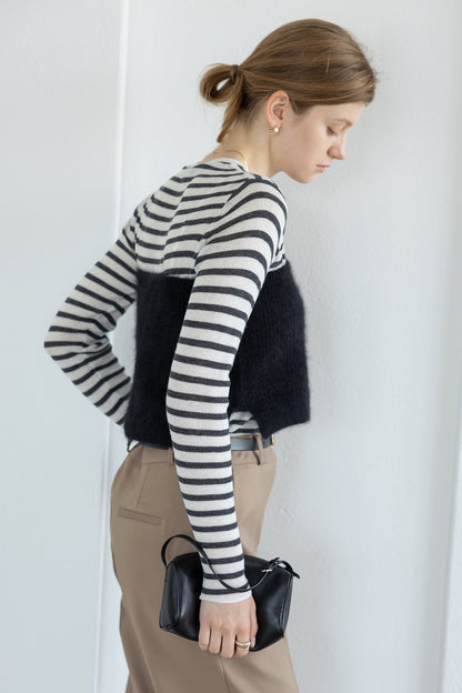 Archive item Original light wool rib pullover /5552