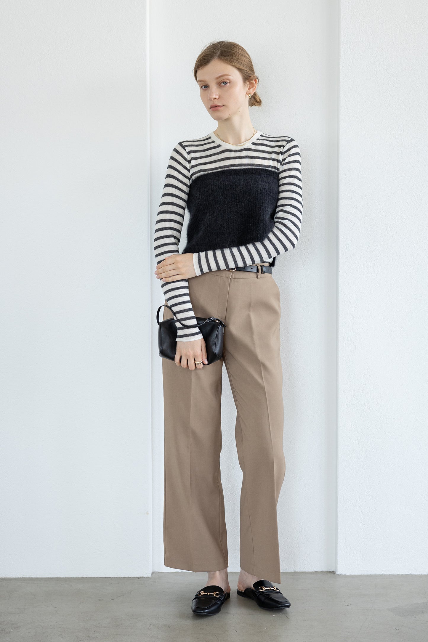 Archive item Original light wool rib pullover /5552