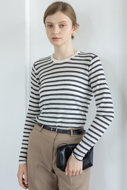 Archive item Original light wool rib pullover /5552