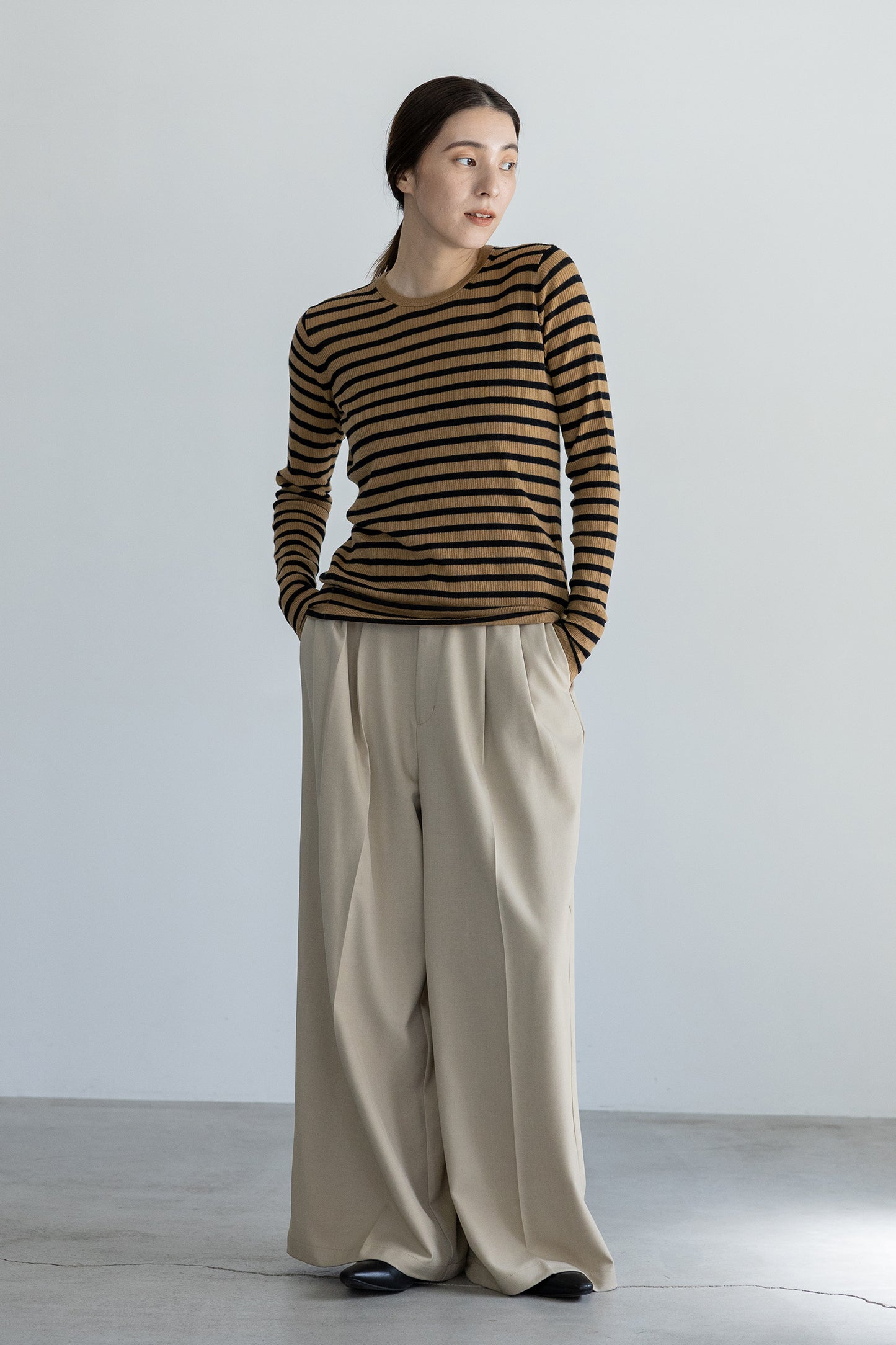 25SS Capsule Original light LAINE rib pullover /5552