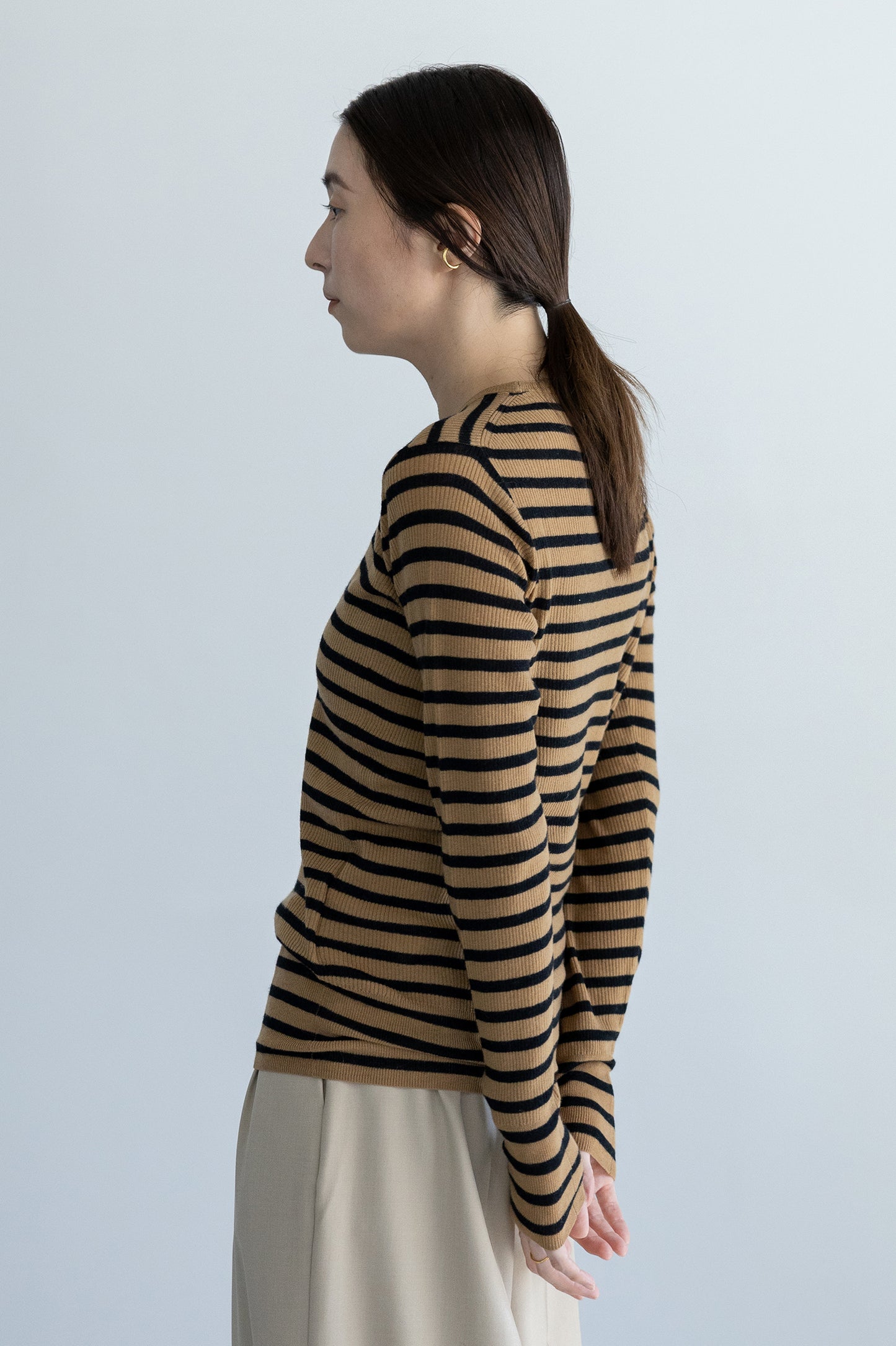 25SS Capsule Original light LAINE rib pullover /5552